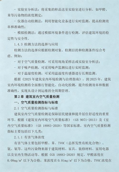 2025年建筑室內環境檢測與治理指南 打造健康人居的科學路徑